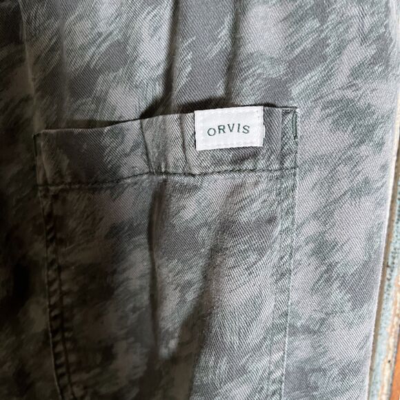 Orvis Women's Tencel Jogger, Green Camo Large Soft Comfy - Picture 6 of 10